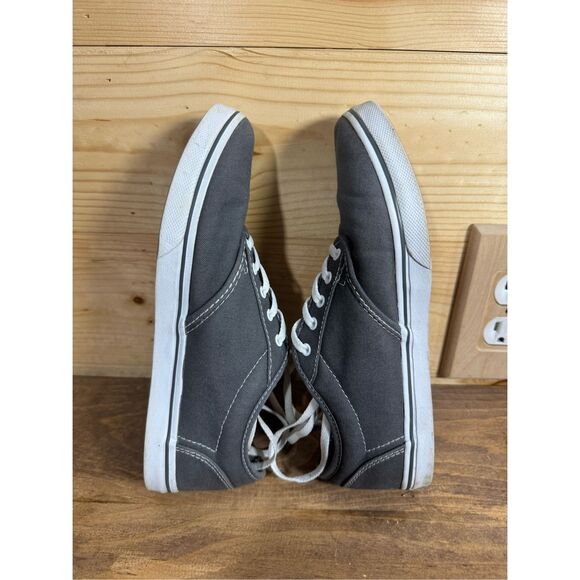 VANS Women's Size 7 Atwood Pewter Dark Gray Canvas Low Top Lace Up Sneak… - Picture 9 of 12